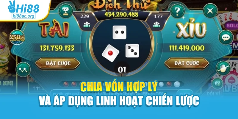 Chia vốn hợp lý và áp dụng linh hoạt chiến lược