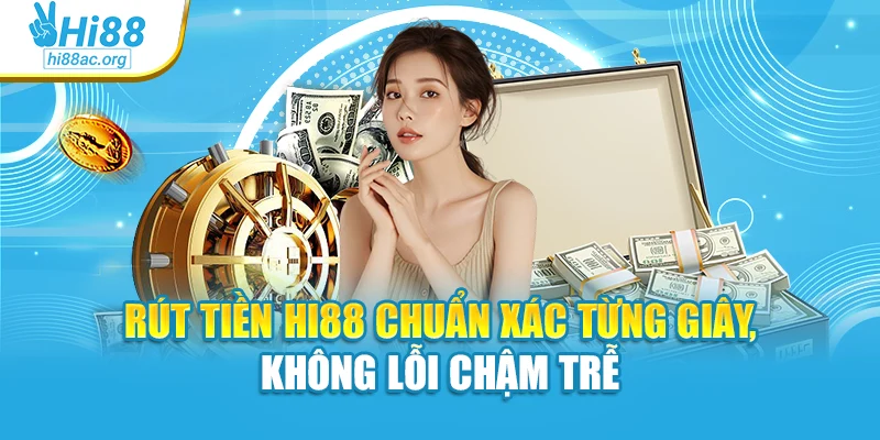 Rút Tiền Hi88 Chuẩn Xác Từng Giây, Không Lỗi Chậm Trễ